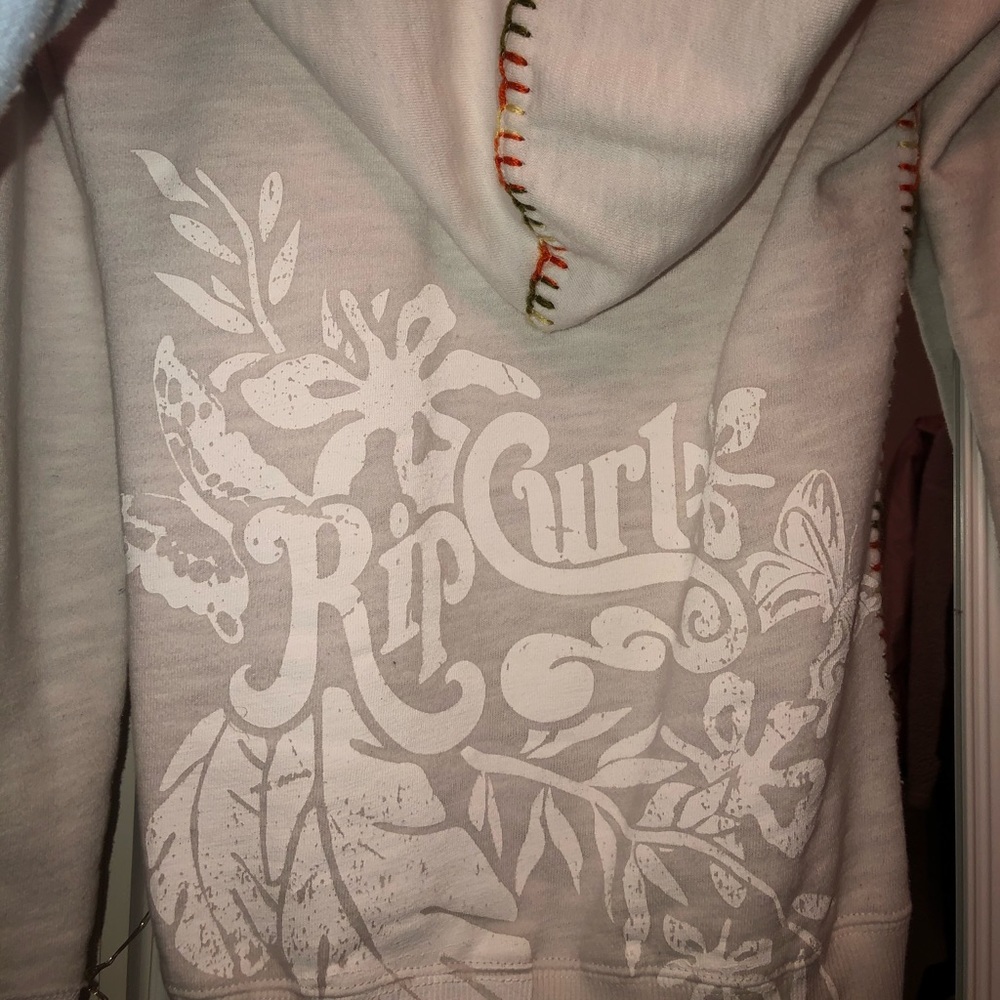 Fleece bead hoodie